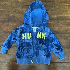 Carter's Blue and Yellow Kids Hoodie